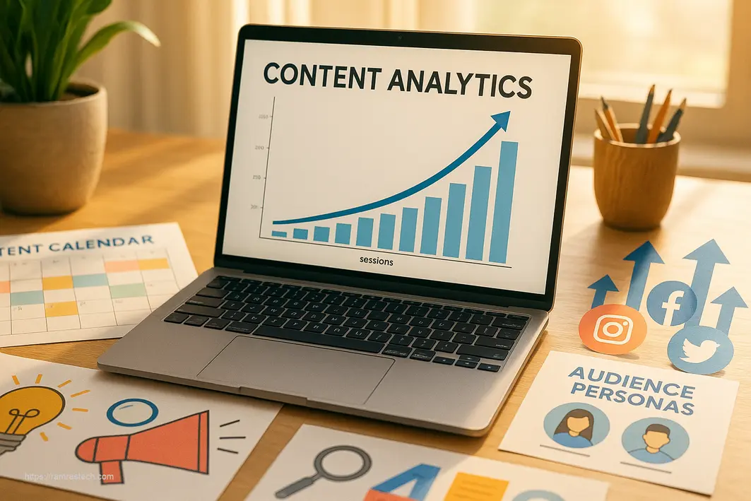 Visual representation of 5 proven content marketing hacks showing explosive business growth metrics with strategic content planning elements